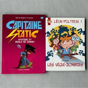 FRENCH ~ Set of 2 ~ Capitaine Static & Leon Poltron